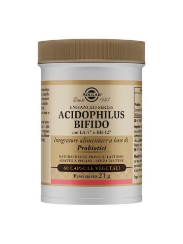 Solgar Acidophilus Bifido Fermenti Lattici 60 Capsule Vegetali