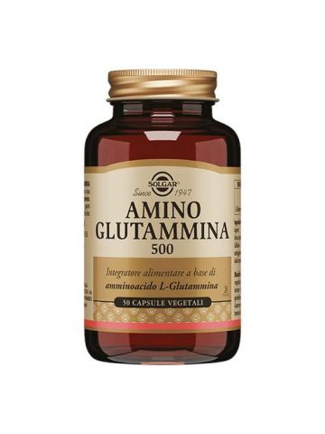Solgar Amino Glutammina 500 Sistema Immunitario 50 Capsule