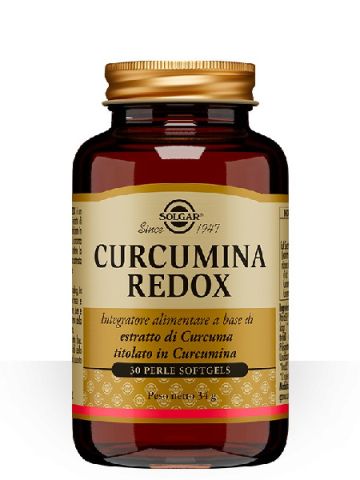 Solgar Curcumina Redox Curcuma Antiossidante 30 Perle Softgels