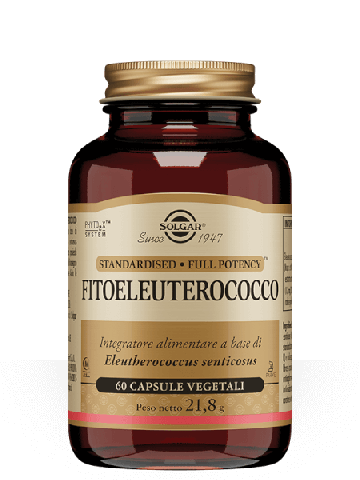 Solgar Fitoeleuterococco Adattogeno 60 Capsule