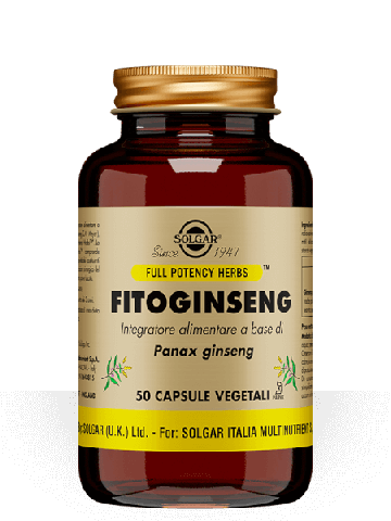 Solgar Fitoginseng Tonico Adattogeno 50 Capsule