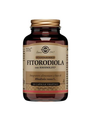 Solgar Fitorodiola Tonico Adattogeno 60 Capsule