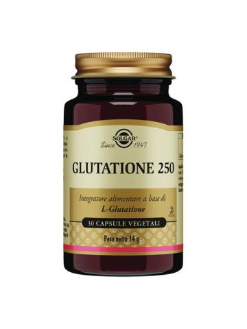 Solgar Glutatione 250 Antiossidante 30 Capsule