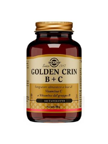 Solgar Golden Crin B+c Vitamine Capelli 100 Tavolette