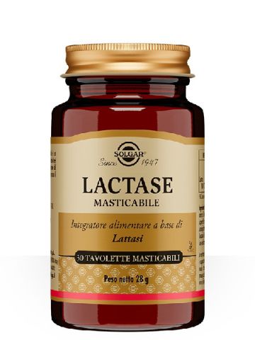 Solgar Lactase Masticabile Intolleranza Lattosio 30 Compresse