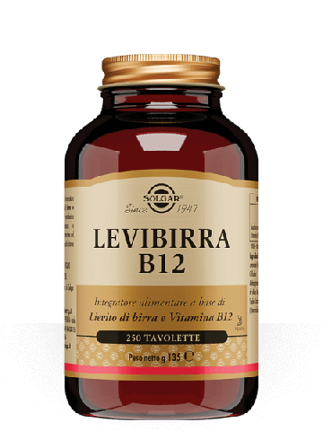 Solgar Levibirra B12 Vitamine Capelli Unghie 250 Tavolette