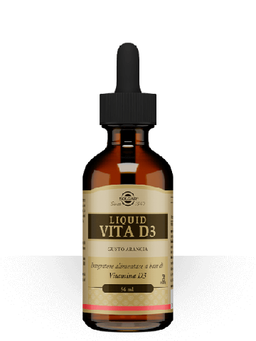 Solgar Liquid Vita D3 Vitamina D Ossa Difese Immunitarie 56ml
