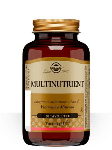 Solgar Multinutrient Vitamine Minerali 30 Tavolette