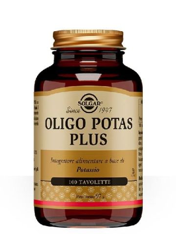 Solgar Oligo Potas Plus 100 Tavolette