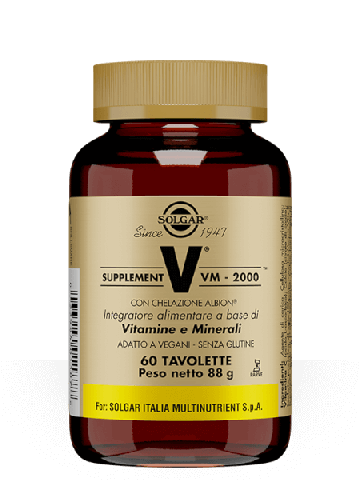 Solgar Supplement Vm-2000 Multivitaminico Minerale 60 Tavolette
