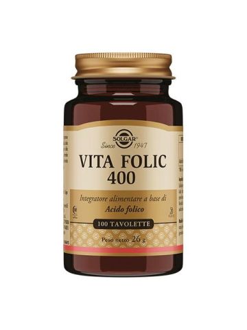 Solgar Vita Folic 400 Acido Folico 100 Tavolette