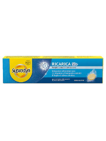 Supradyn Ricarica 50+ Tonico Senior 15 Compresse Effervescenti