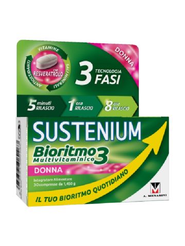 Sustenium Bioritmo3 Donna Benessere Fisico Mentale 30 Compresse