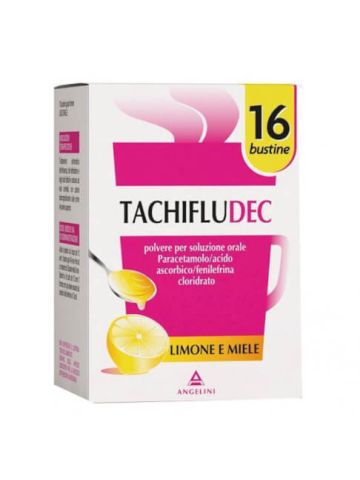 Tachifludec 16 Bustine Limone Miele