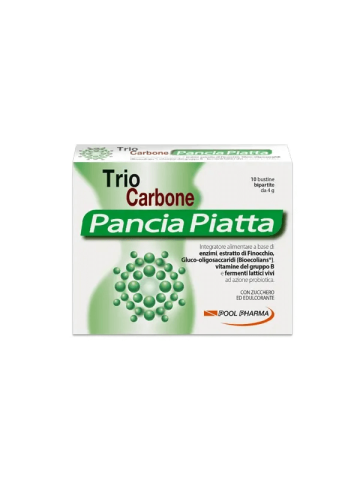 Triocarbone Pancia Piatta 10+10 Bustine