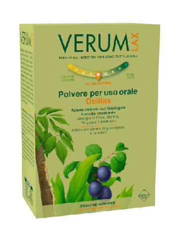 Verum Lax Polvere Orale Delilax Fibra 20 Bustine 80g