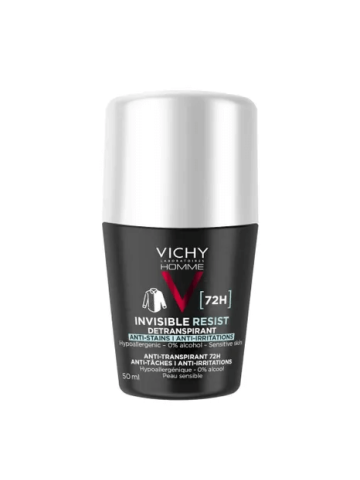 Vichy Homme Deodorante Invisibile 72h Roll-on 50ml