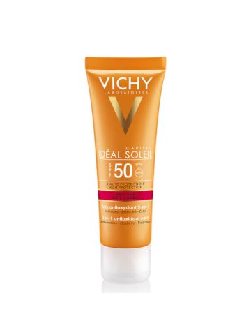 Vichy Idéal Soleil Crema Viso Solare Anti-età Spf50+ 50ml