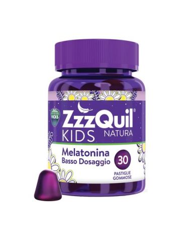Vicks Zzzquil Natura Kids Melatonina 30 Pastiglie Gommose