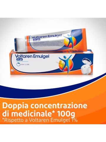 Voltaren Emulgel Gel 2% Diclofenac Tappo A Scatto 100g