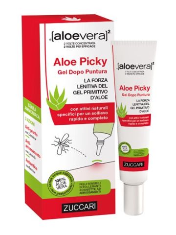 Zuccari [aloevera]2 Aloe Picky Gel Dopopuntura Zanzare 12ml