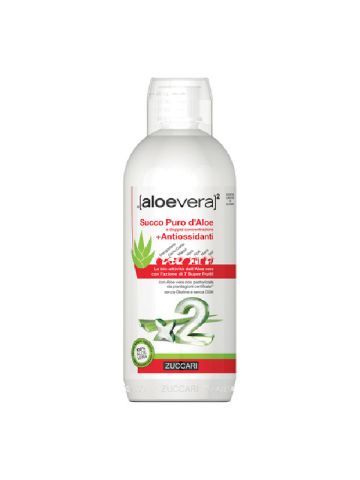 Zuccari [aloevera]2 Succo Puro Aloe + Antiossidanti Doppia Concentrazione 1l