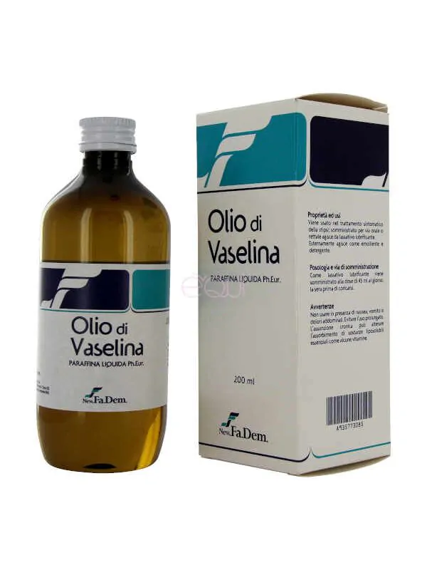 olio di vaselina e paraffina liquida sono la stessa cosa Olio di vasellina