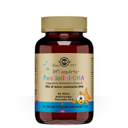 SOLGAR PESCIOLINI-DHA OMEGA 3 BAMBINI 90 PERLE MASTICABILI