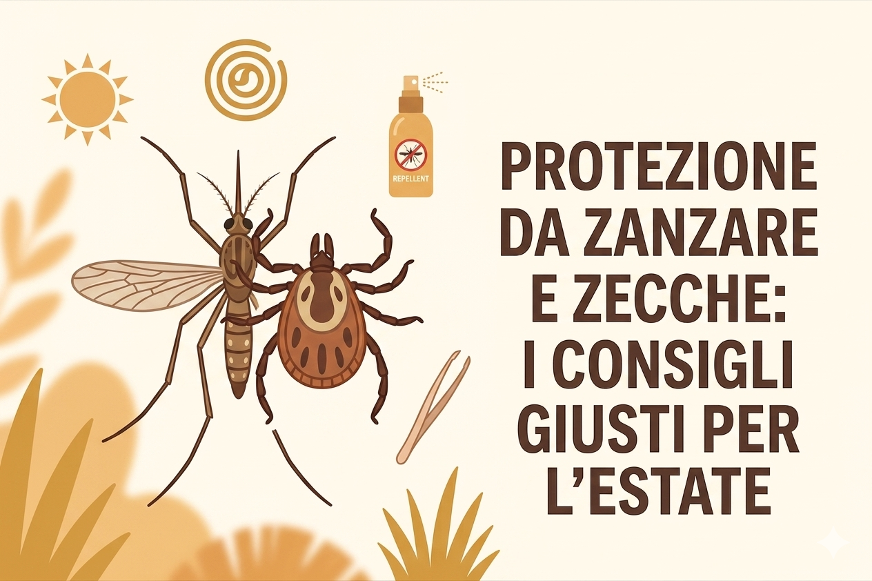 Zanzare e Zecche: come proteggersi durante l’estate